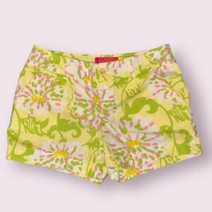 Lilly Pulitzer Women's  Jubilee Floral‎ Chino Shorts Size 4